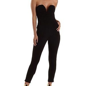 Black strapless Jumpsuit